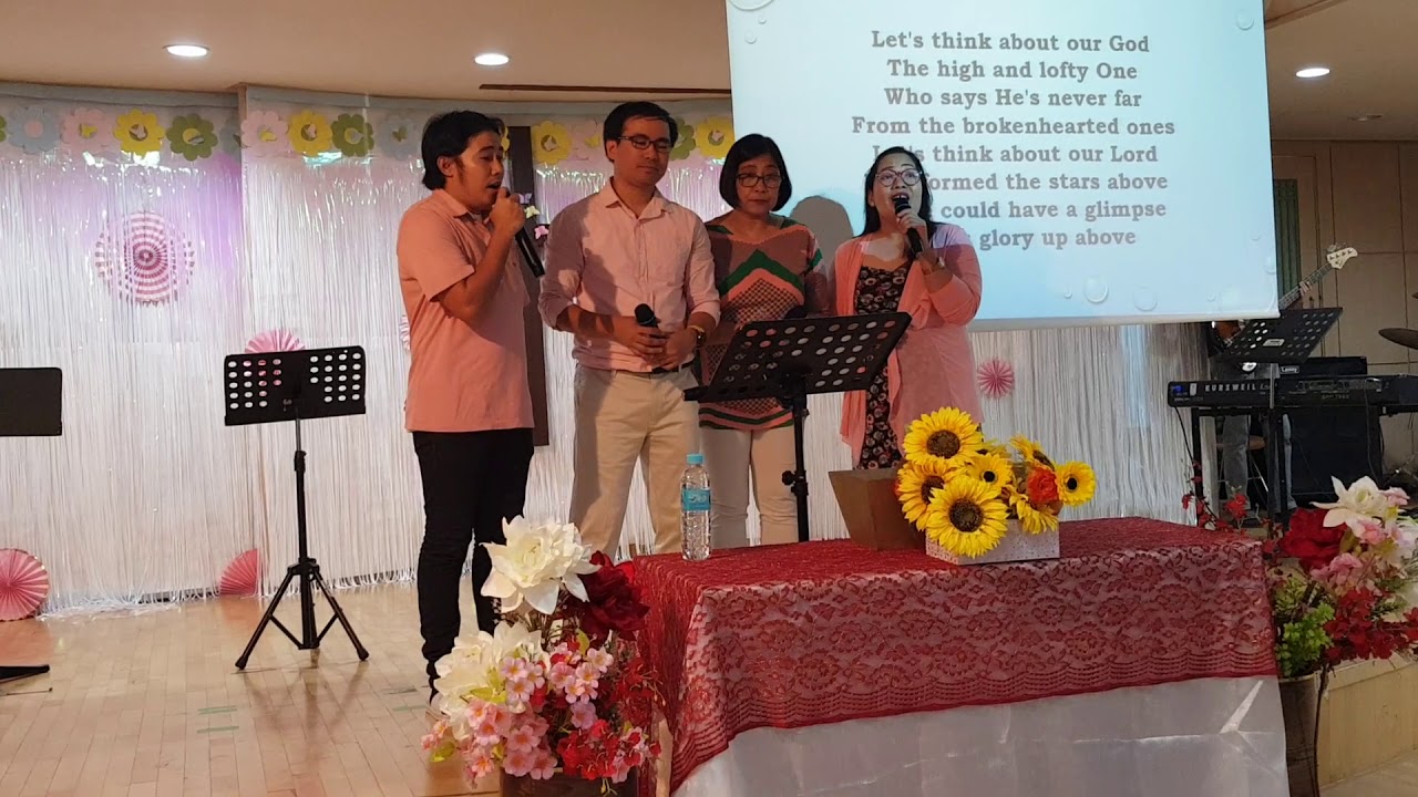 Lets think about our God