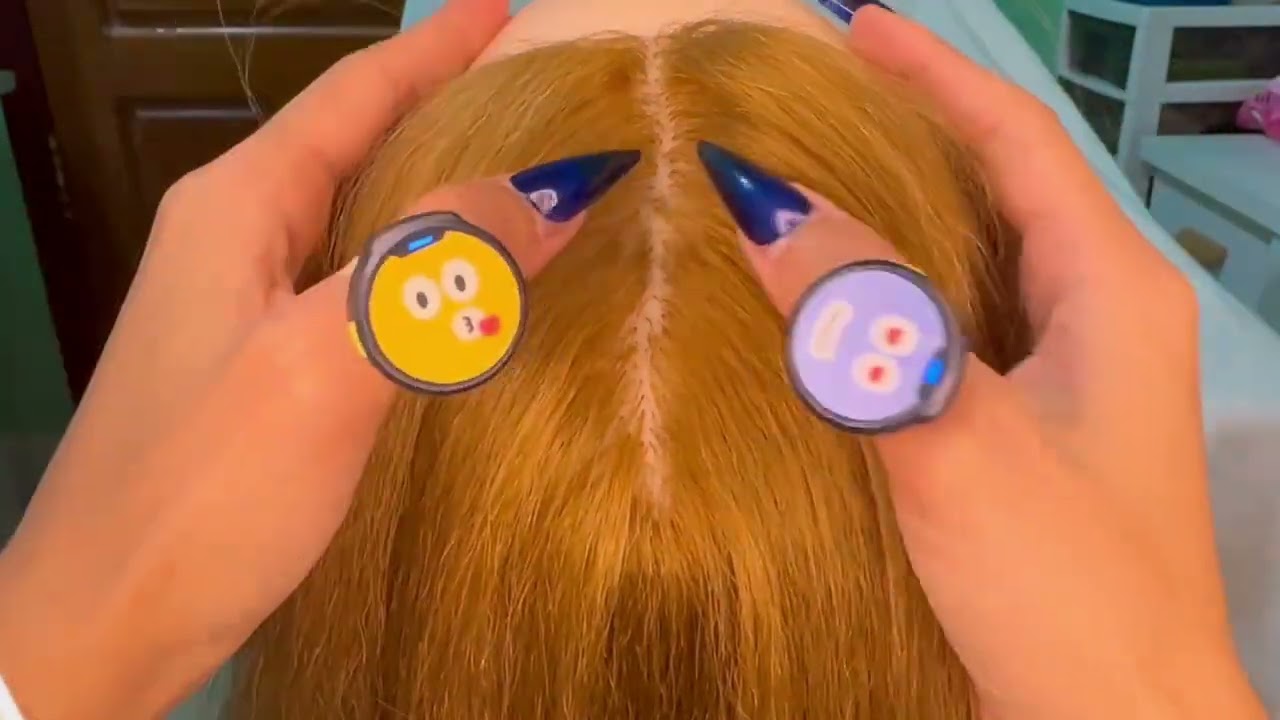 Extreme Scalp Cleaning ASMR | Dandruff Removal with Tweezers, Comb & Long Nails IMG 6260