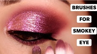 स्मोकी आई मेकअप के लिए ब्रशेज़ MAKEUP BRUSHES You Need For A Perfect SMOKEY EYE Look