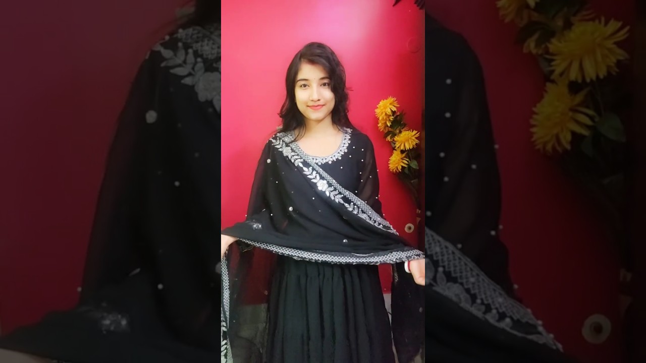 Meesho Wedding / Party Wear Designer Black Suit | Fashionable Priyanka | 