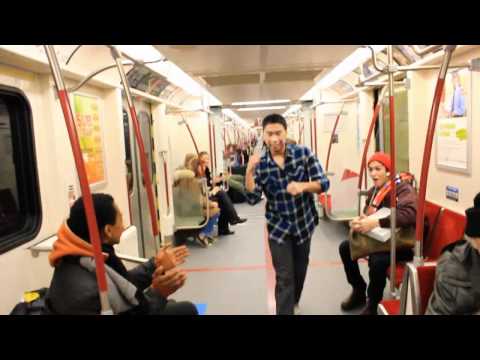 Backflip inside a Train!
