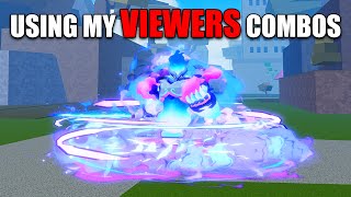 Bounty Hunting With My Viewers Combos! | Blox Fruits