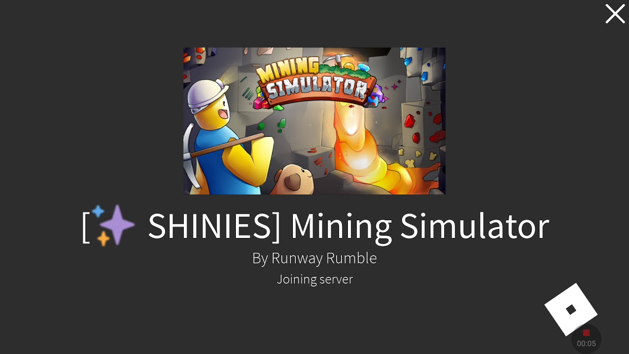 Mining Simulator Reviewing the new update called (Shinies)
