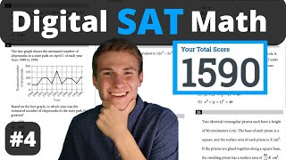 Digital SAT Math Walkthrough  Practice Test 4  800 Math Scorer!