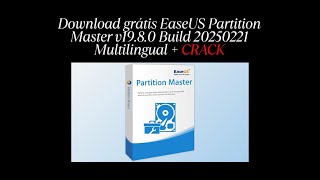 Instalação EaseUs Partition Master   Crack