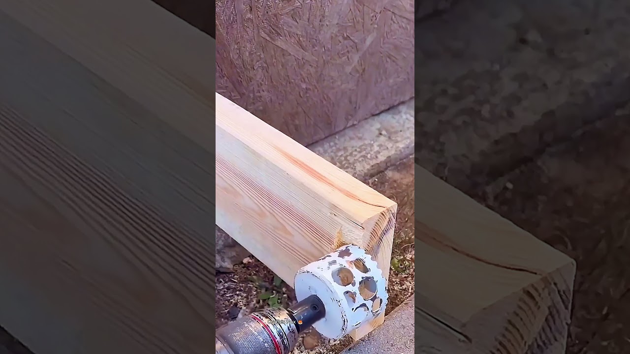 How to drill a perfect groove in the edge of a board