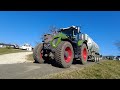 Fendt 942 und fendt 939 vario mit bossini fass 25 m3