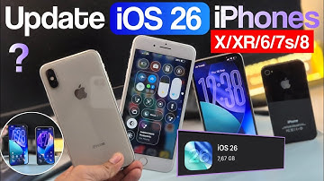 How To Update iOS 26 in iPhone X | Update iPhone X,XS,6,7,8 To iOS 26 | Install iOS 26 in iPhone X ?