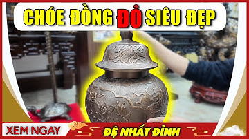 Chóe Đồng Đỏ Cỡ Lớn – Tác Phẩm Trưng Bày Sang Trọng