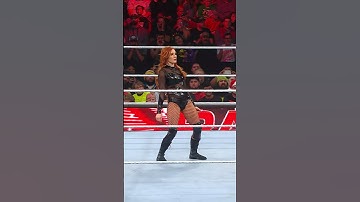 Becky Lynch was feeling the love from the crowd on Raw #Short