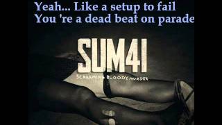 Video thumbnail of "SUM 41 - SKUMF*K LYRICS"