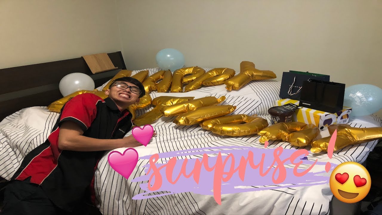 how can i surprise my boyfriend on his birthday