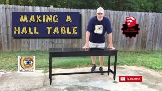 This video is about Making A Hall Table. My mother requested this Hall Table and wanted it in black. She loves it. I have a similar set 