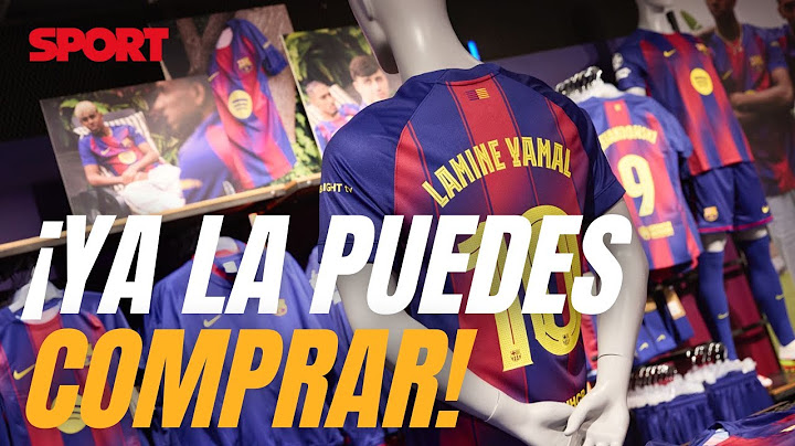 😍👕 ¡Así es la CAMISETA de LAMINE YAMAL con el NÚMERO 10!