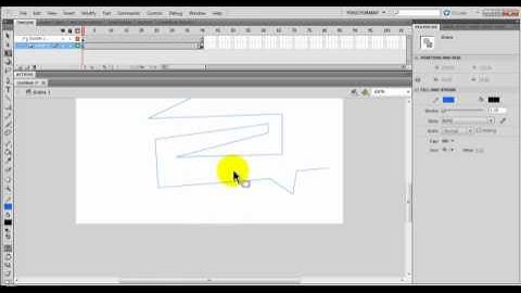 How motion guide layers works in flash cs5.mp4