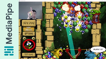 Chơi game Bắn trứng khủng long với Mediapipe