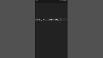 Get Middle Character(s) of a String in Python  #coding #python #programming