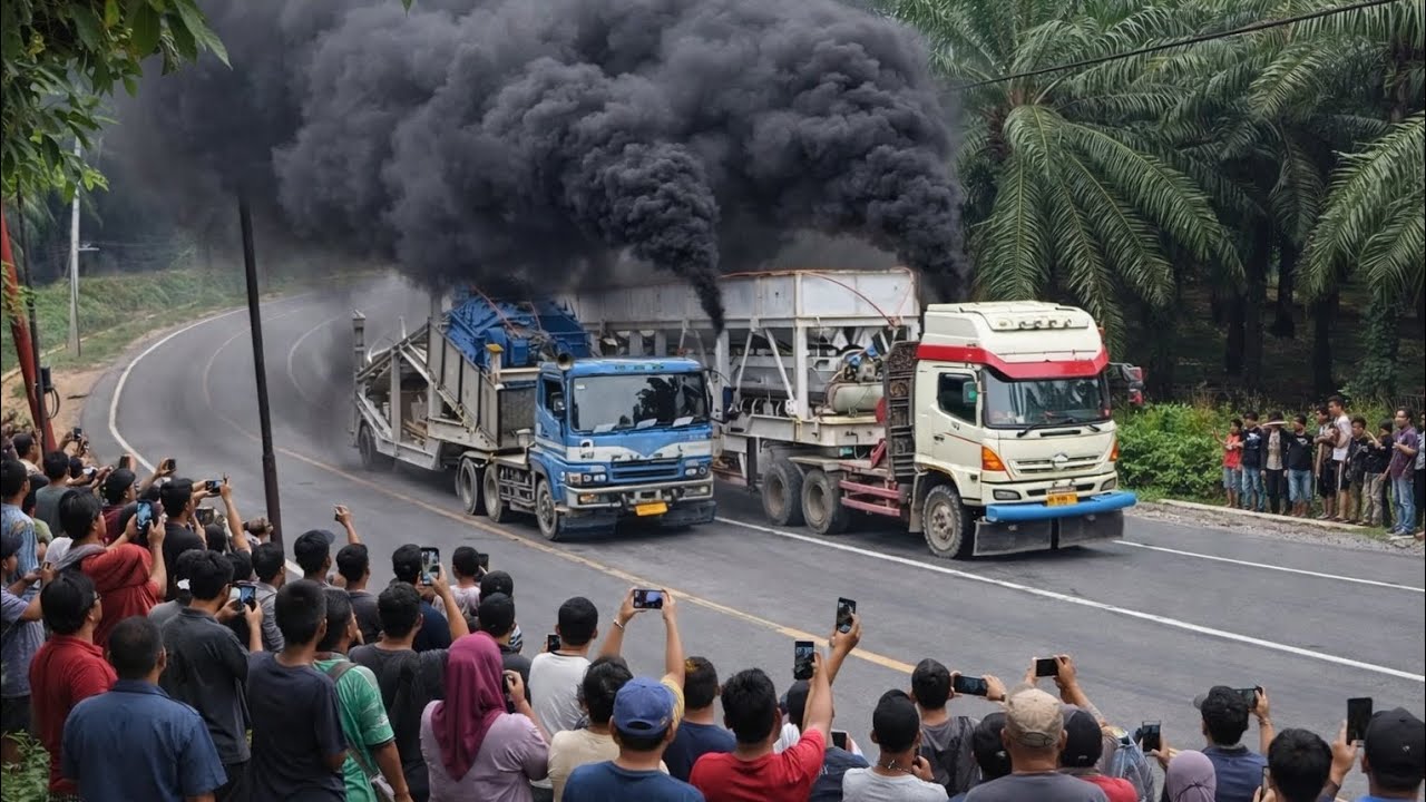 Truck Monsters Beradu Skil Melewati Tanjakan Bukit Kodok || Moment Truck 