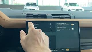 How to use Jaguar Land Rover Pivi Pro Touchscreen