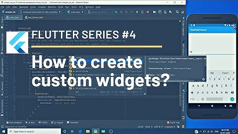 Flutter Widgets Series #4 |How to create Custom Widgets in Flutter?