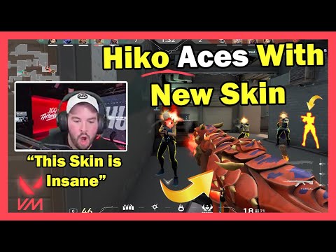 HIKO GETS FIRST ACE WITH NEW VANDAL SKIN (ELDERFLAME VANDAL) VALORANT Best Plays & Funny Moments #16