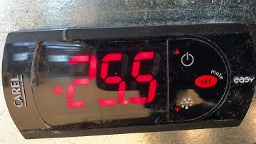 How to navigate Carel Easy Refrigerator controller