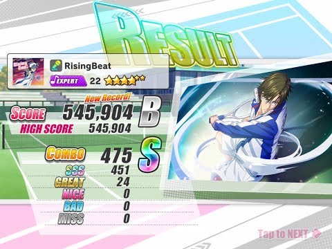 【テニラビ】RisingBeat EXPERT FULL COMBO 24GREAT 手元動画【越前リョーマ】