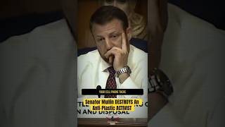 Senator Mullin DESTROYS An Anti-Plastic ACTIVIST #shorts