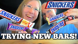 TRYING SNICKERS BARS FOR THE FIRST TIME (Mukbang)!