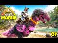 I Tamed The FASTEST Terror Bird For The Ultimate Race 🔥 ARK Mobile 🔥 : ARK Mobile Gameplay : Part 1