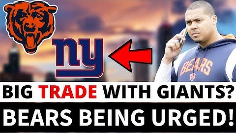 🚨 BEARS BIG TRADE? Ryan Poles 'URGED' To Make 'SHOCKING TRADE' With New York Giants! Bears Rumors.