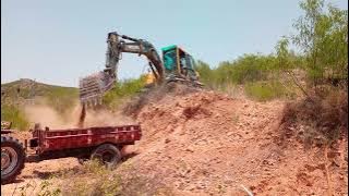 Volvo Excavator Machine || Loading Tractor Trolley 🥰