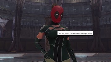Deadpool personality in rogue  gameplay