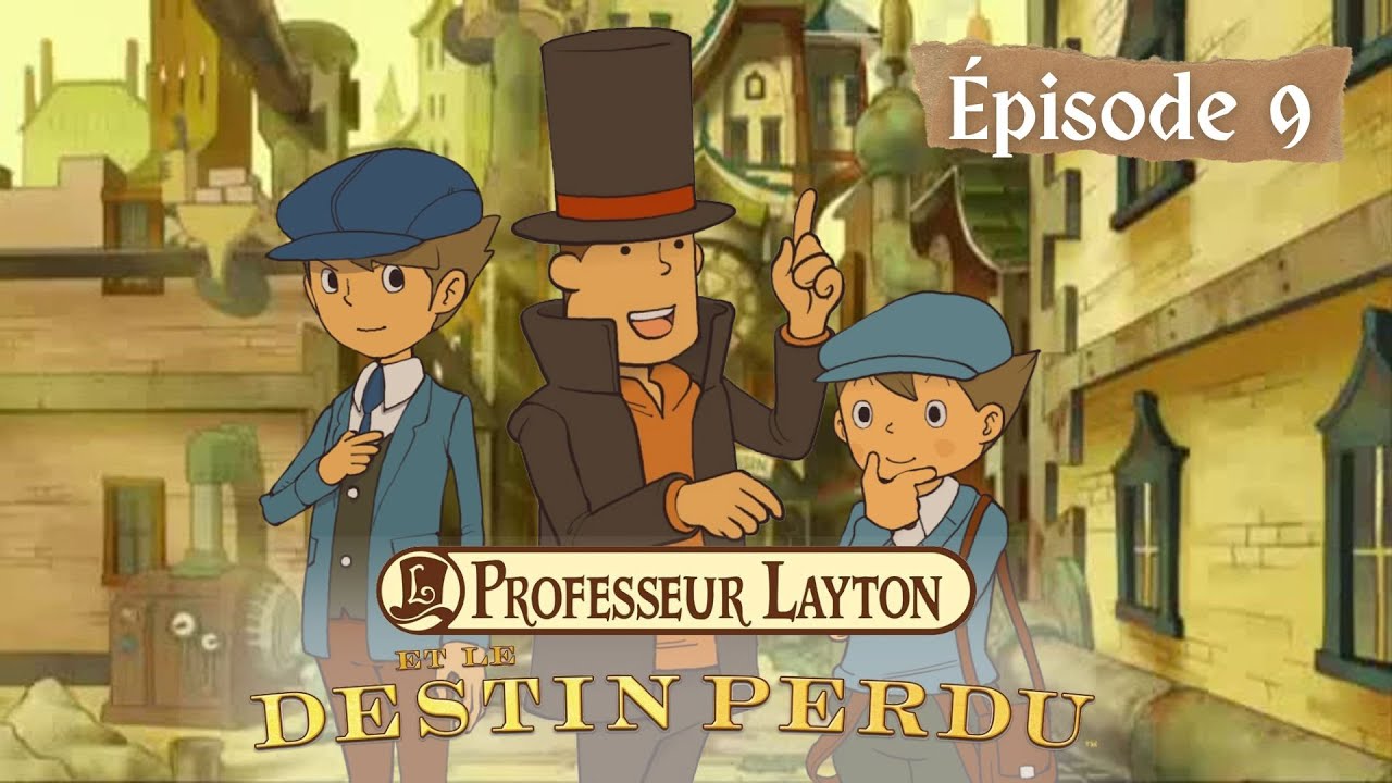 RETOUR DANS LE PRÉSENT #9 Professeur Layton & le Destin Perdu - REPLAY