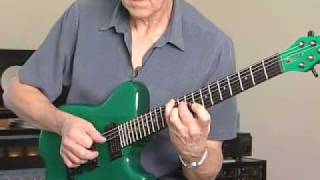 Allan Holdsworth talks about his Signature Carvin Guitar and Plays chords