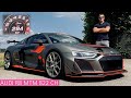 Essai audi r8 gt street mtm  822 ch sur route ouverte les radars en pls 