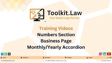 Toolkit.law Monthly/Yearly Calculator  Smarter Forecasting for Law Professionals