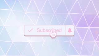 Subscribe Button Pink w/ notification bell Intro Demo No Audio YouTube