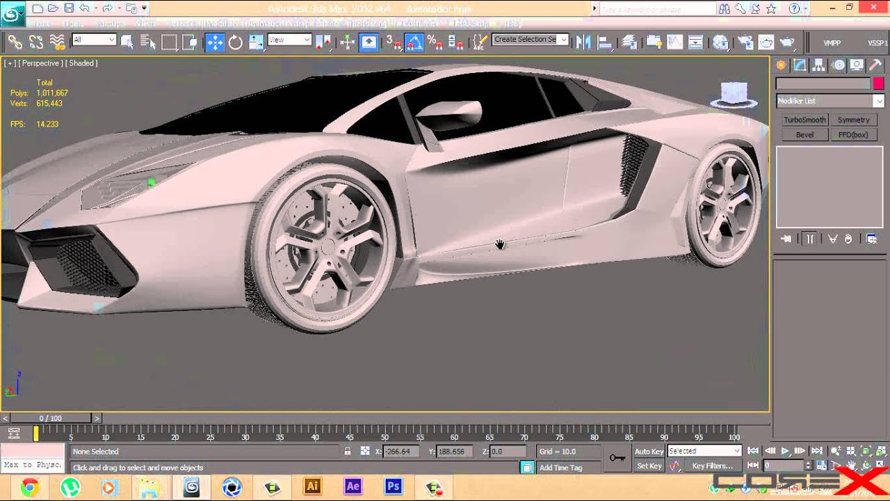 Lamborghini Aventador 3d Model Wip Cxd Youtube