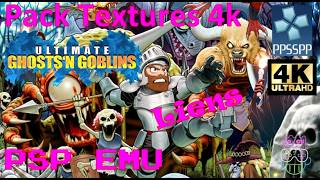 Guide Emu PSP PPSSPP Pack textures 4K 60 FPS : Ultimate Ghosts 'n Goblins Gameplay FR