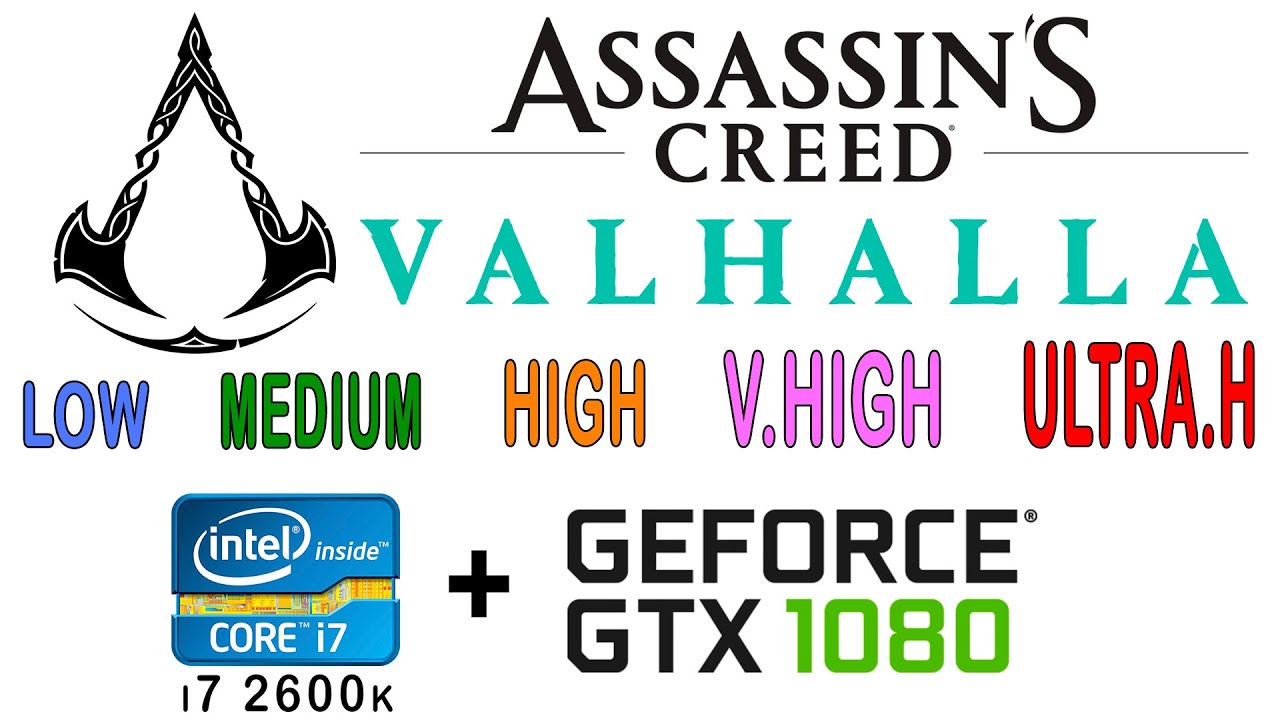 i7 2600k + gtx 1080 в Assassins Creed Valhalla | Все настройки графики