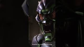 Green Goblin full screen Quote | You choose the way of the hero | Spiderman