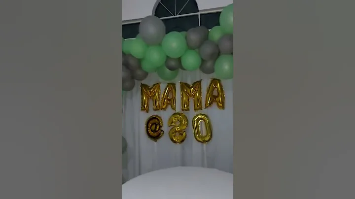 balloons decorating for 80th birthday #shorts