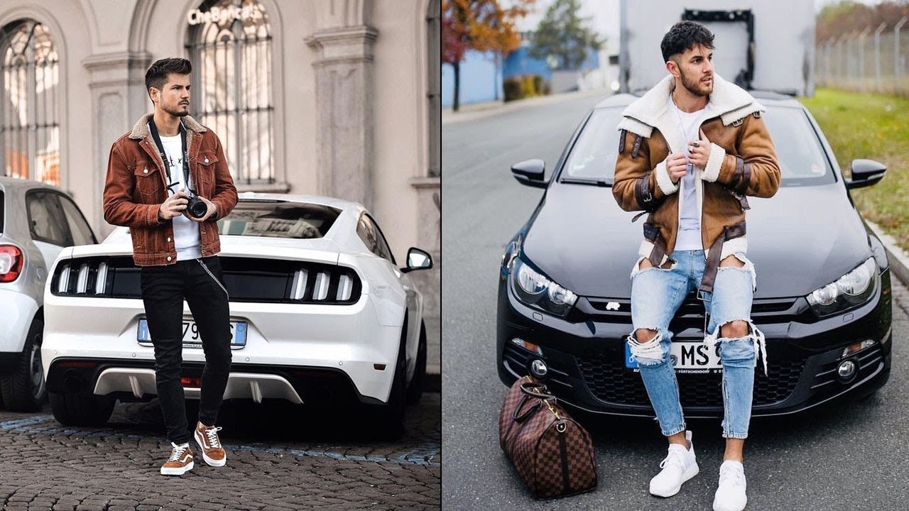 stylish girl with a car stock photos - OFFSET