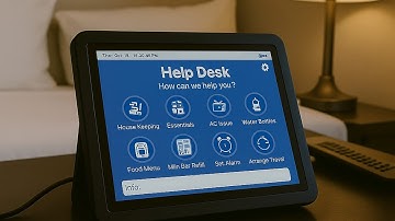 Help Desk for Hotels using CAPUF Smart HMI Display