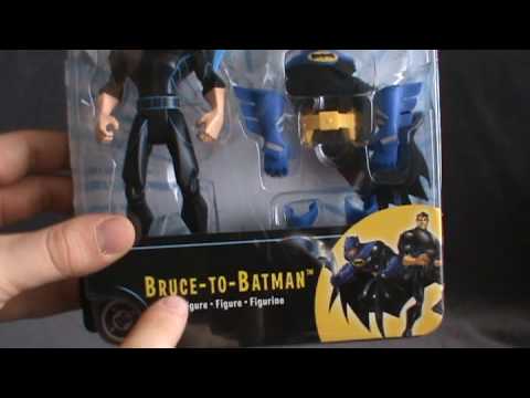 Mattel The Batman Bruce to Batman Figure Review @TheReviewSpot - YouTube