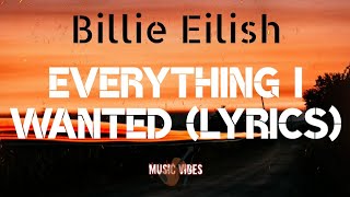 Billie Eilish - Everything I wanted (Lyrics) #Billieeilish #Trapnation #cloudy #7clouds #Musicvibes