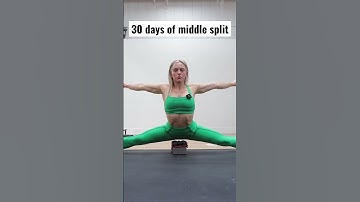 30 days to middle split, daily testing 😅