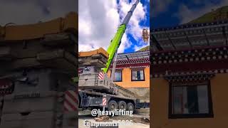 Mobile Cranes Amezing working Skill |biggest Cranes |heavy lifting shorts viral