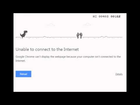 Now you can play the Google Jumping Dinosaur game when you're unable to  connect